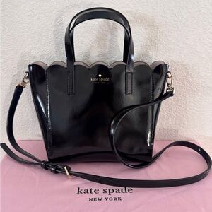 Kate Spade Black Tote with Sleek Leather Finish